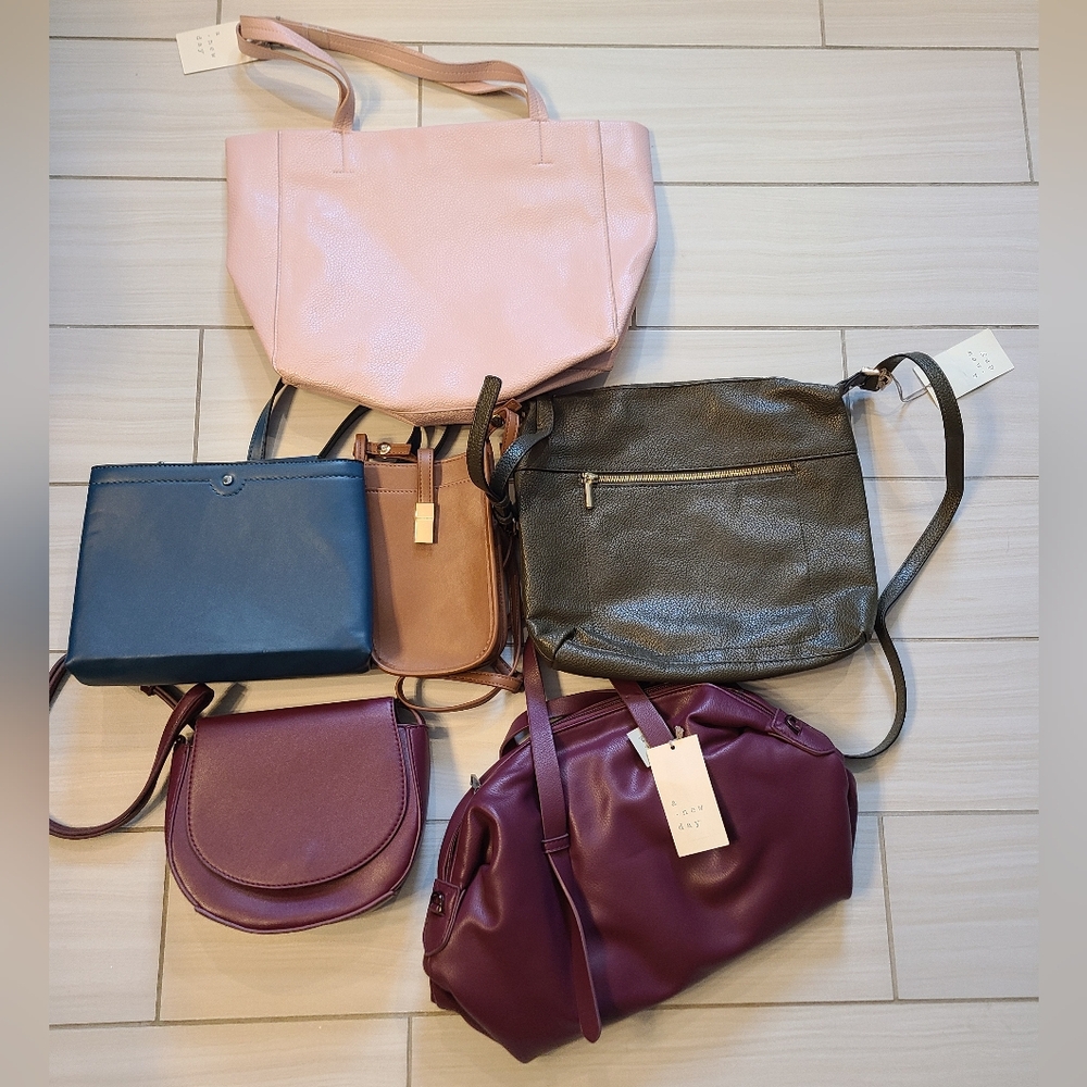 Lot Of 6 A New Day Purses